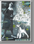 Tante Sofie Charlotte , 2012, 35 x26 cm, Federzeichnung und Mischtechnik auf Karton
